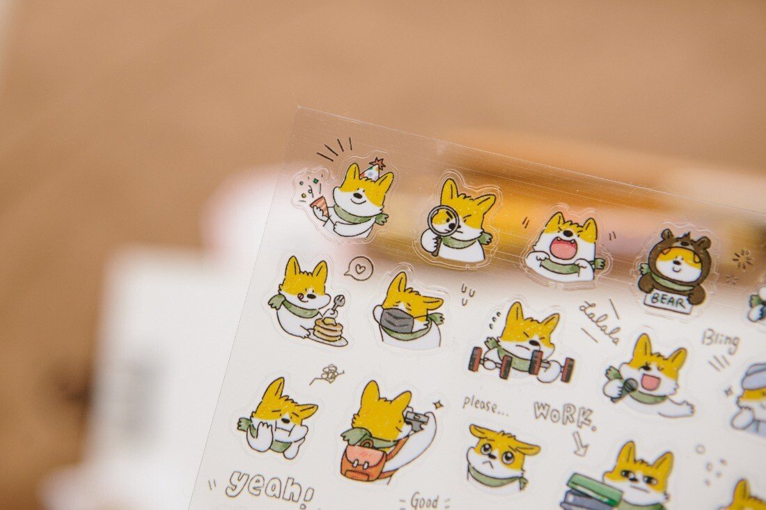 Nice to Meet You 4 Sheet Sticker Pack by OURS | Papertail Fox