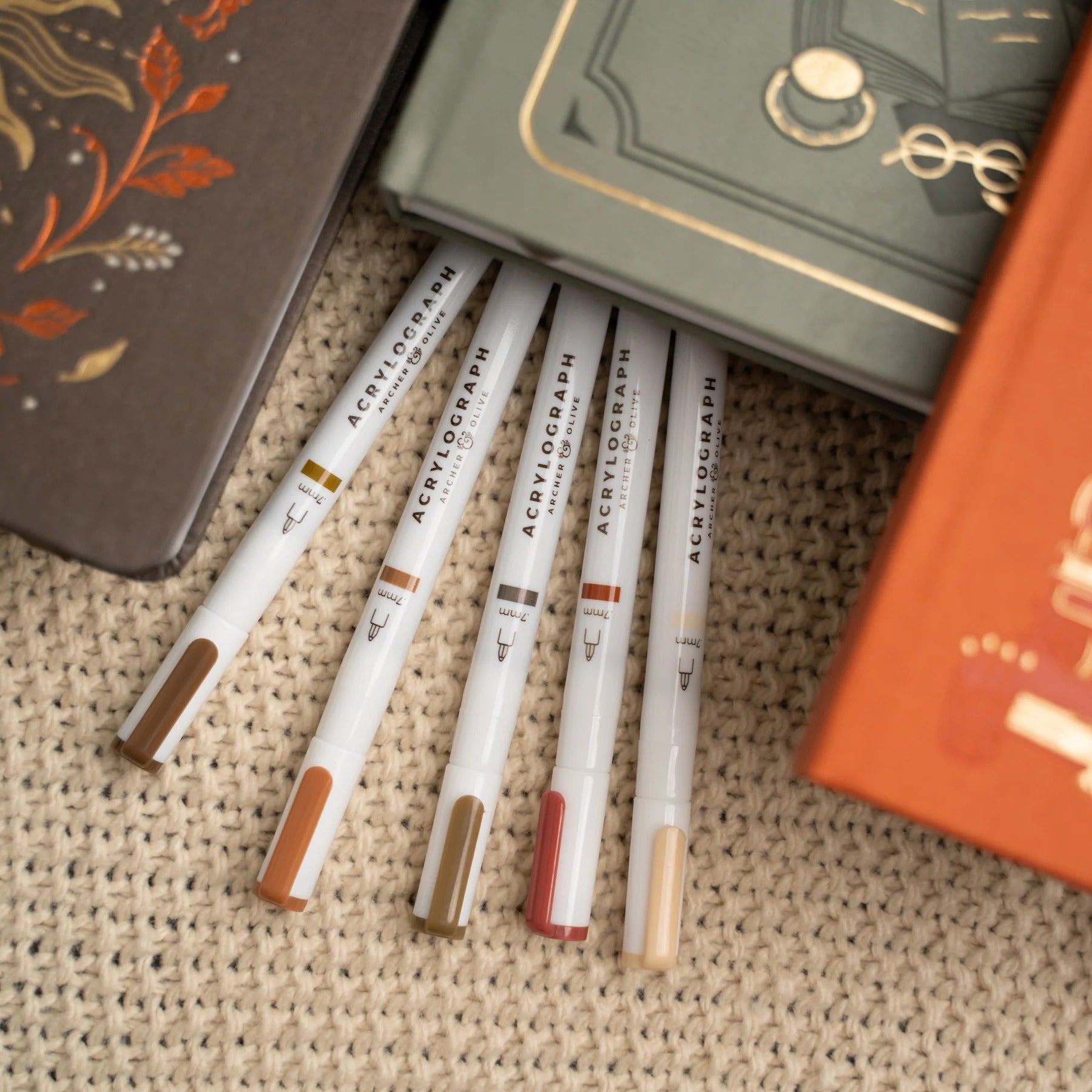 Quiet Corners Acrylograph Pen Set of 10 | Archer & Olive