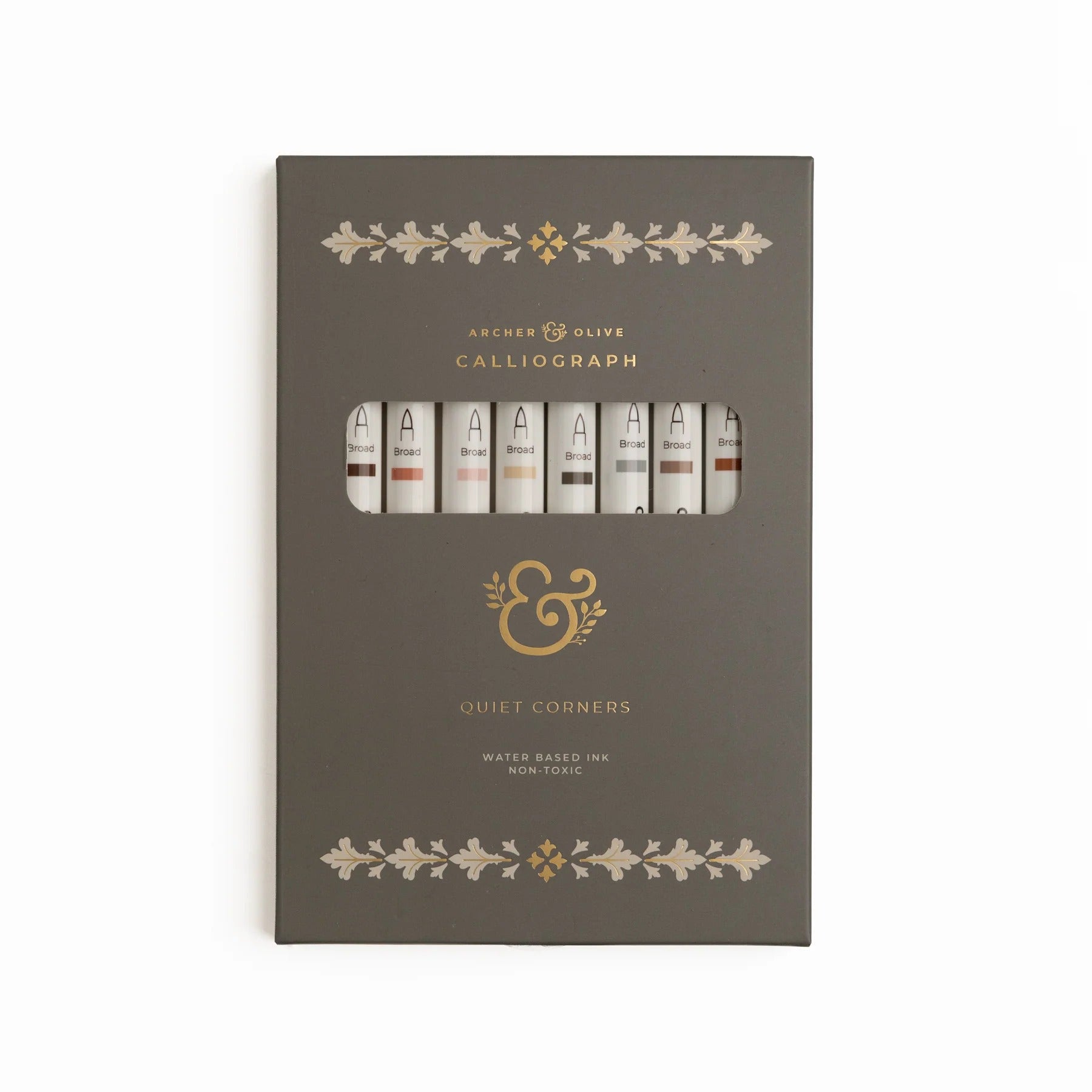 Quiet Corners Calliograph Pen Set of 10 | Archer & Olive