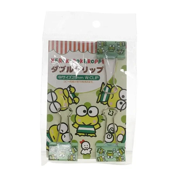 Keroppi Character Binder Clips