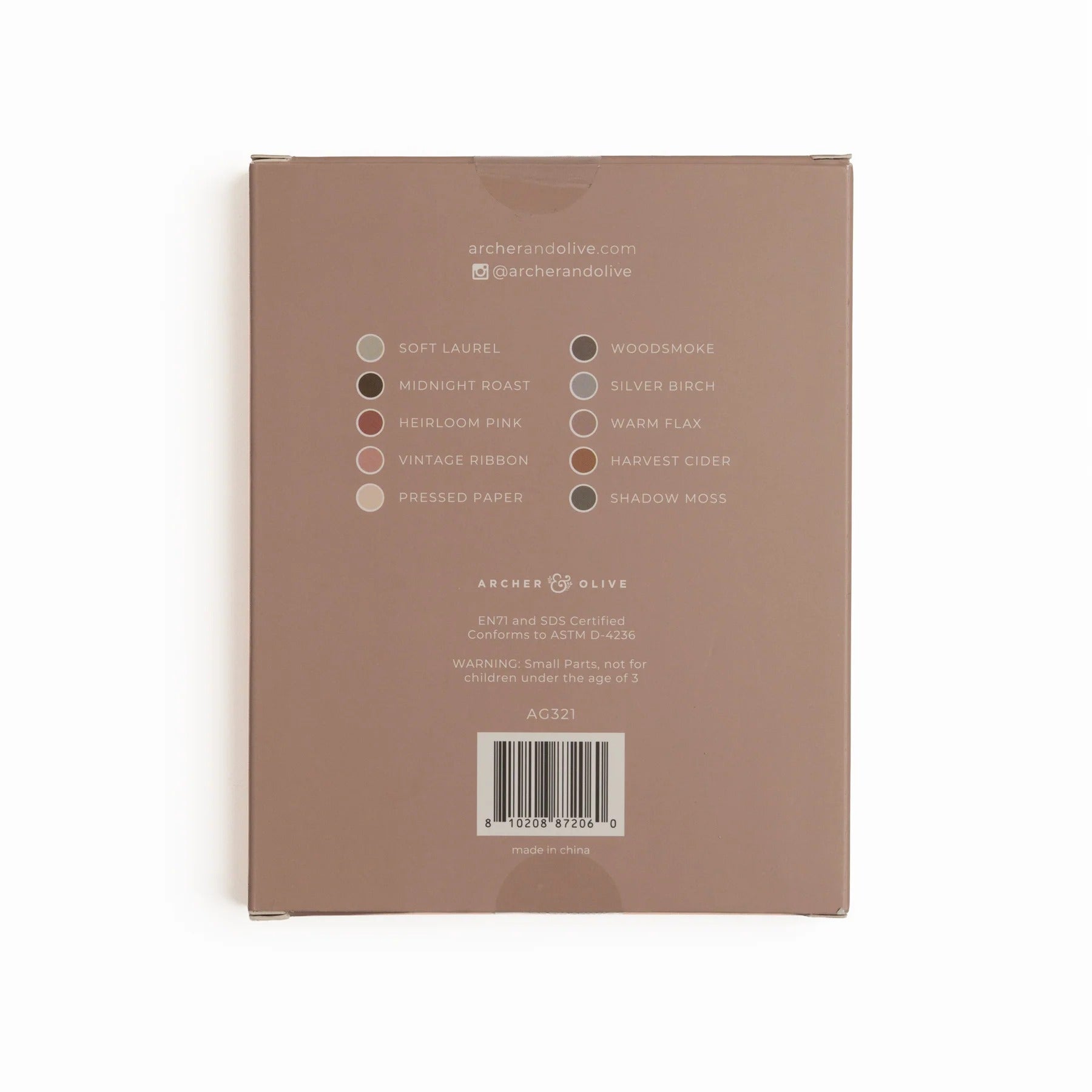 Quiet Corners Acrylograph Pen Set of 10 | Archer & Olive