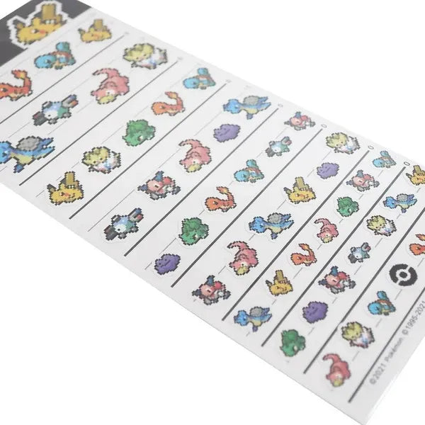 Pikachu Pixel Art Pokémon Stickers | Kamio