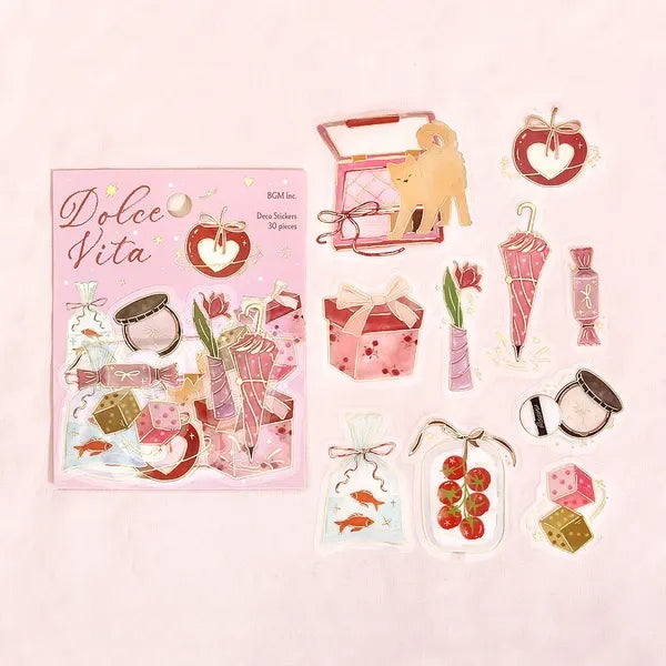 A Perfect Day for Giving Dolce Vita Clear Flakes | BGM