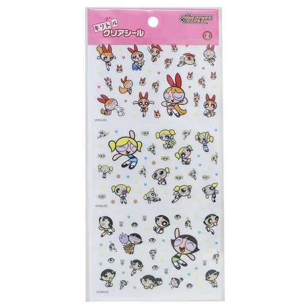 Powerpuff Girls Kiritoru Clear Stickers 2 | Ensky