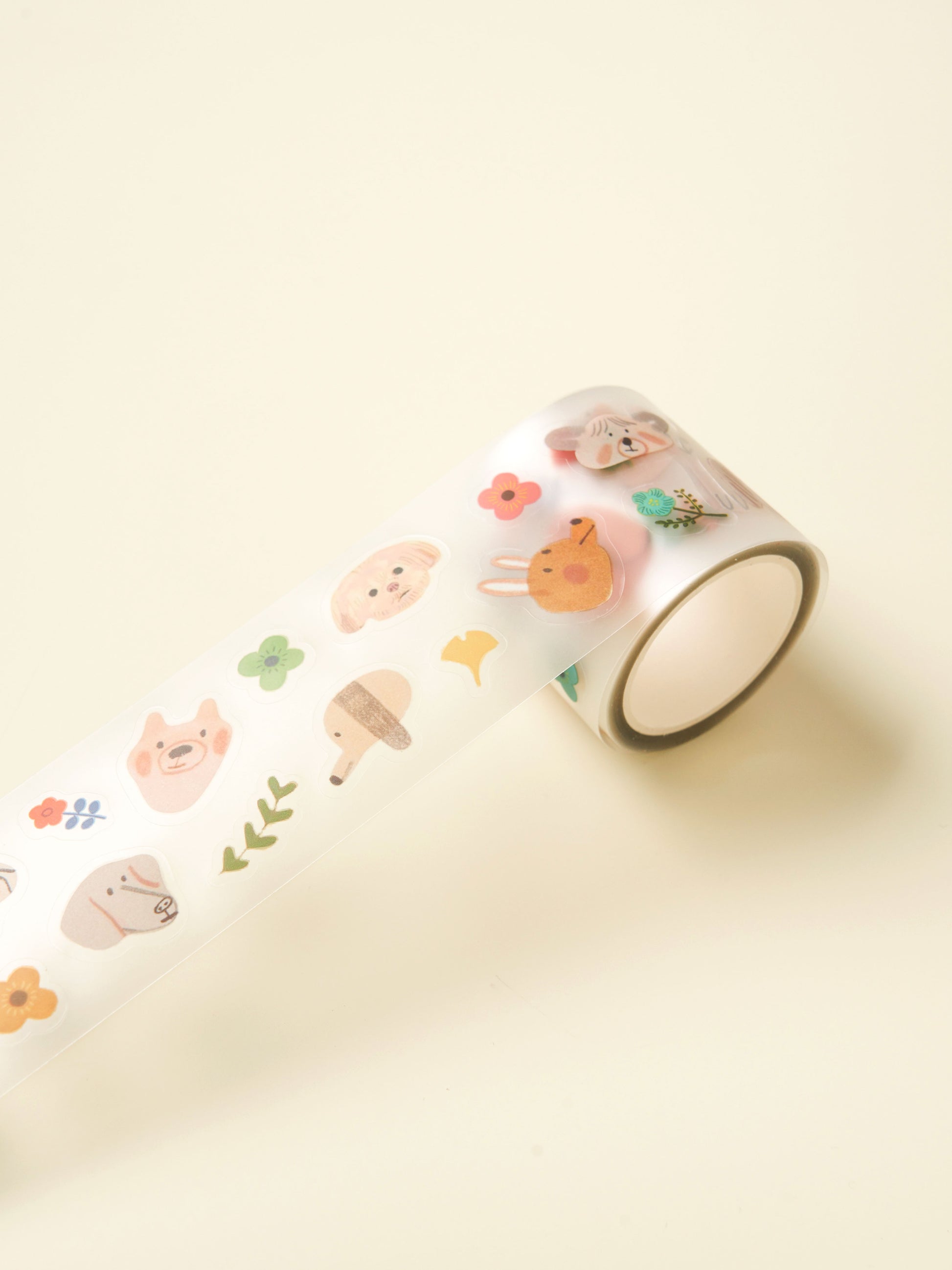 Sketch Animal Die-Cut Clear Tape by Daiso | Papertail Fox