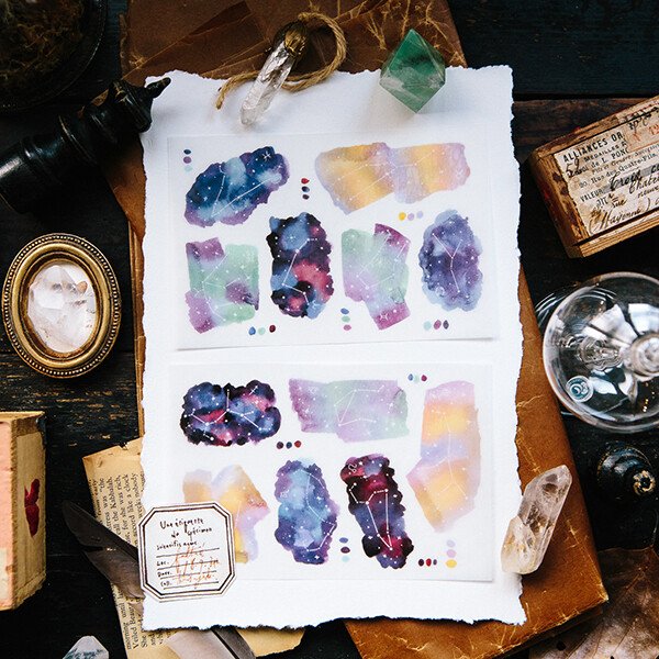 Zodiacs 2 Sheet Transfer Sticker Set by OURS | Papertail Fox