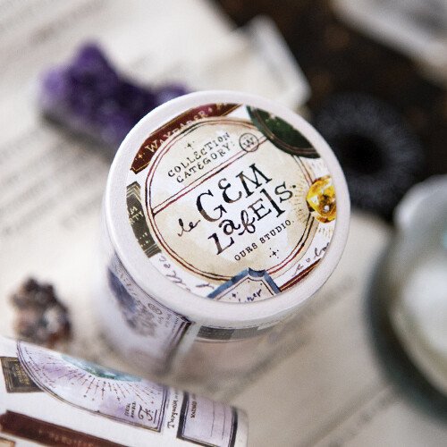 Gem Labels Sticker Memo Roll by OURS | Papertail Fox