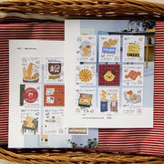 Bakery Cheers 2 Sheet Stamp Sticker Set by OURS | Papertail Fox