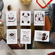 Tea Room Wooden Rubber Stamp by OURS | Papertail Fox