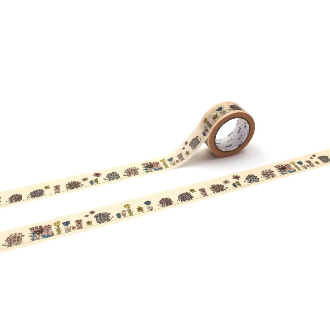 Lisa Larson Hedgehog Garden Washi Tape by MT Tapes | Papertail Fox