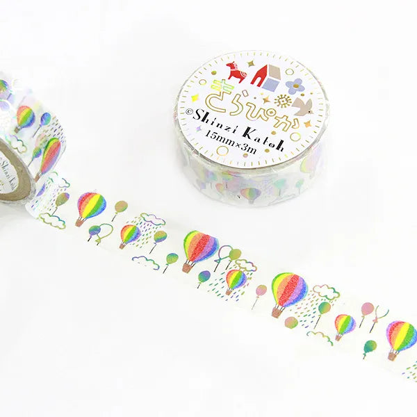 Rainbow Balloon Washi Tape by Seal-do | Papertail Fox
