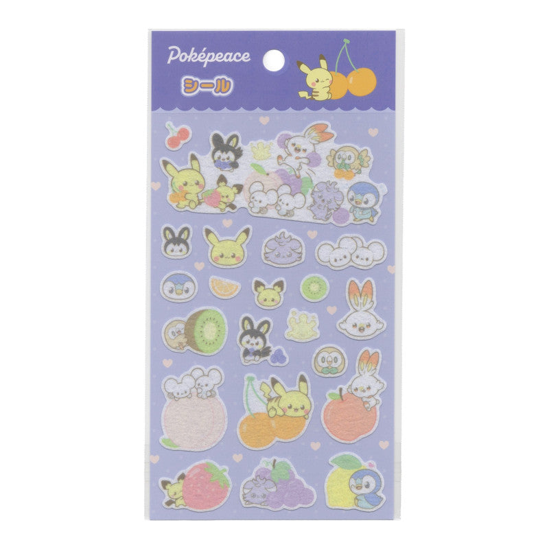 Poképeace Fruit Fabric Stickers | Showa Note