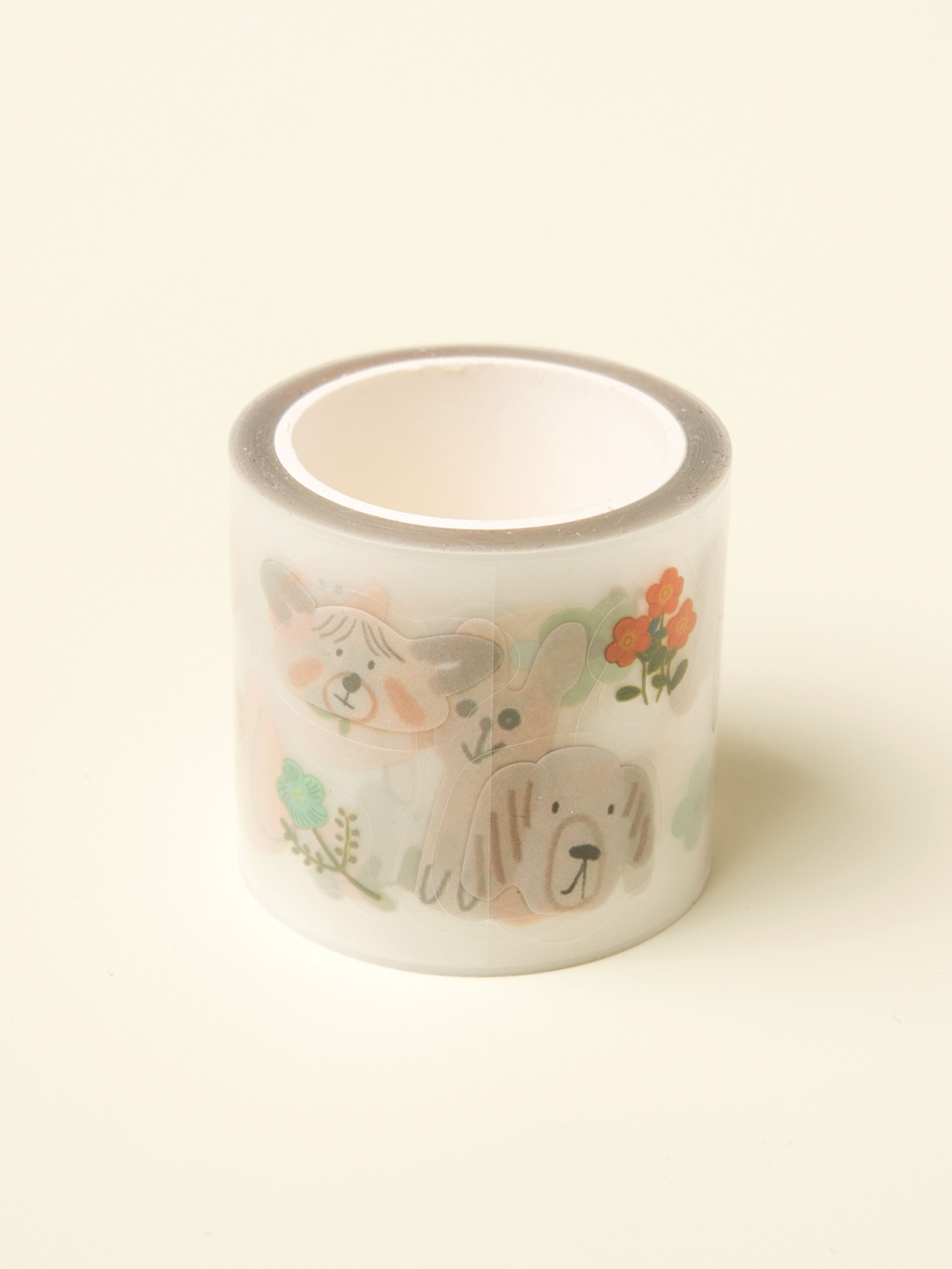 Sketch Animal Die-Cut Clear Tape by Daiso | Papertail Fox